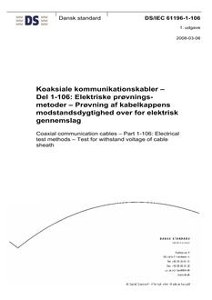 DANSK DS/IEC 61196-1-106