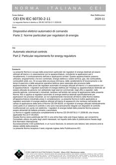 CEI EN IEC 60730-2-11