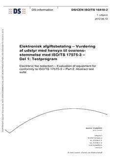 DANSK DS/CEN ISO/TS 16410-2
