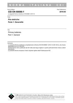 CEI EN 60086-1