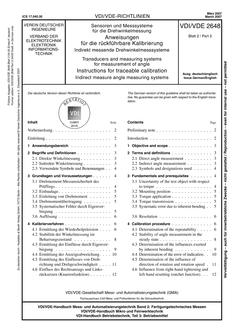 VDI VDI/VDE 2648 BLATT 2