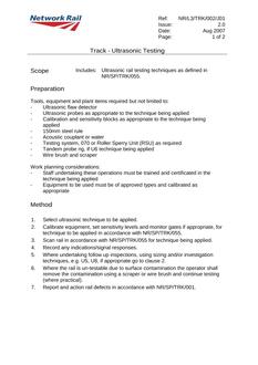 NR NR/L3/TRK/002/J01 ISSUE 2