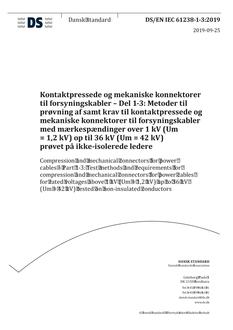 DANSK DS/EN IEC 61238-1-3