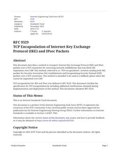 IETF RFC 9329