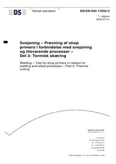 DANSK DS/EN ISO 17652-3