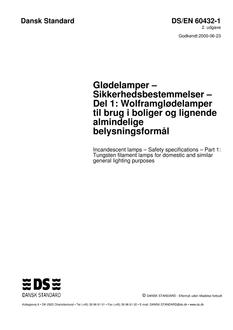 DANSK DS/EN 60432-1