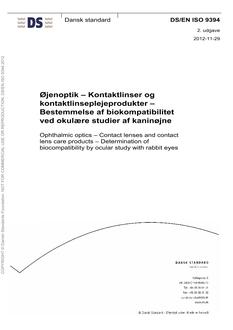 DANSK DS/EN ISO 9394