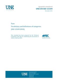AENOR UNE-EN ISO 13349