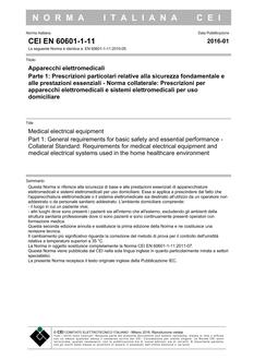 CEI EN 60601-1-11