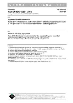 CEI EN IEC 60601-2-66