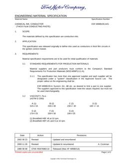 FORD ESF-M99B155-A