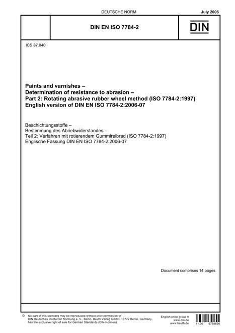 DIN EN ISO 7784-2