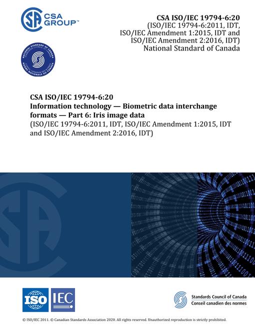 CAN/CSA-ISO/IEC 19794-6:20