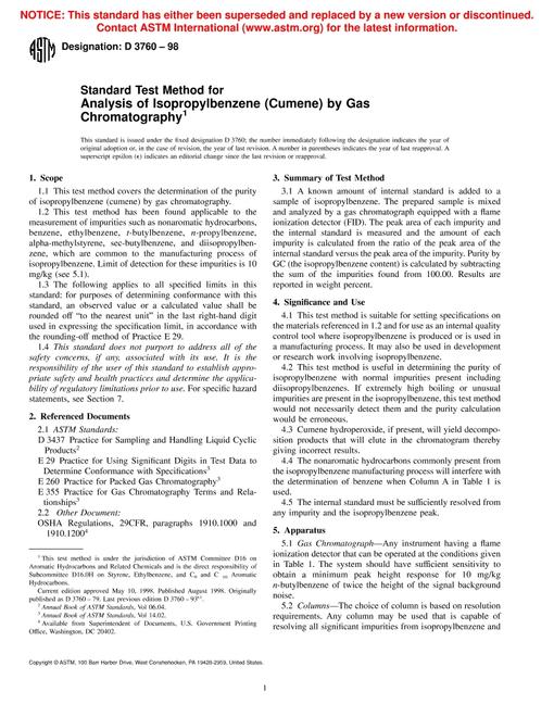 ASTM D3760-98