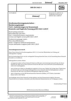 DIN EN 1463-1 - DRAFT