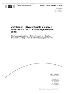 DANSK DS/CLC/TR 50542-3