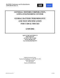 GMW GMW3092