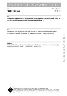 CEI 31-25;Ab