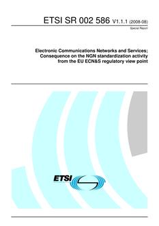 ETSI SR 002 586
