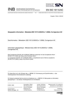 SNV SN EN ISO 19115/AC