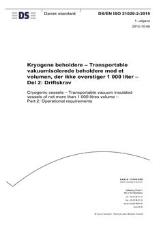 DANSK DS/EN ISO 21029-2