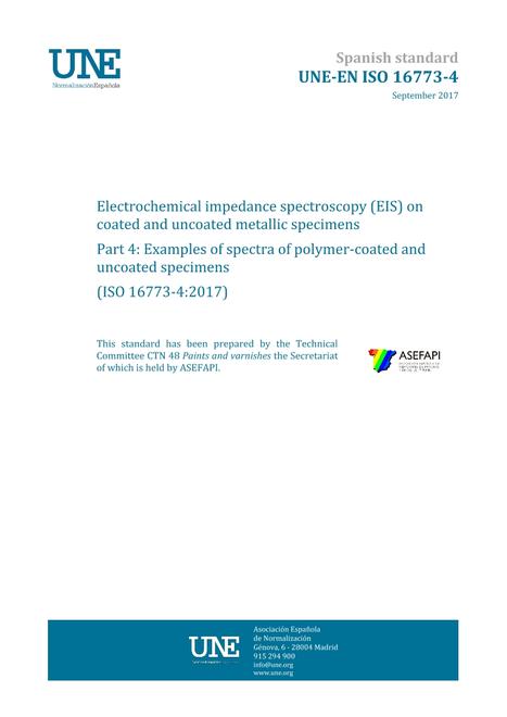 AENOR UNE-EN ISO 16773-4