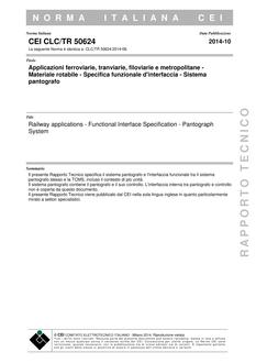 CEI CLC/TR 50624