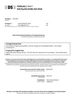 DANSK DSF/FPREN 62386-207