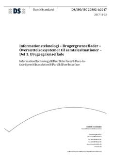 DANSK DS/ISO/IEC 20382-1