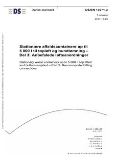 DANSK DS/EN 13071-3
