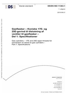 DANSK DS/EN ISO 11363-1