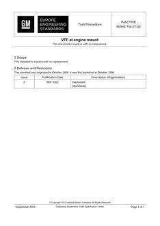 GME NVHS-TM-27-02