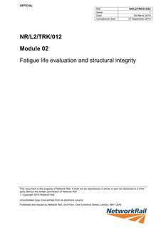NR NR/L2/TRK/012/02 ISSUE 1