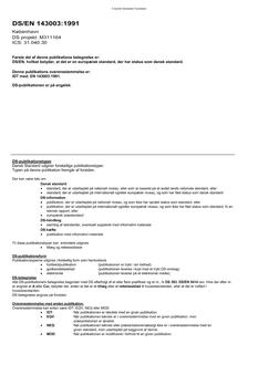 DANSK DS/EN 143003