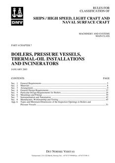 DNV DNV-RU-SHIPS/HSLC PART 4 CHAPTER 7